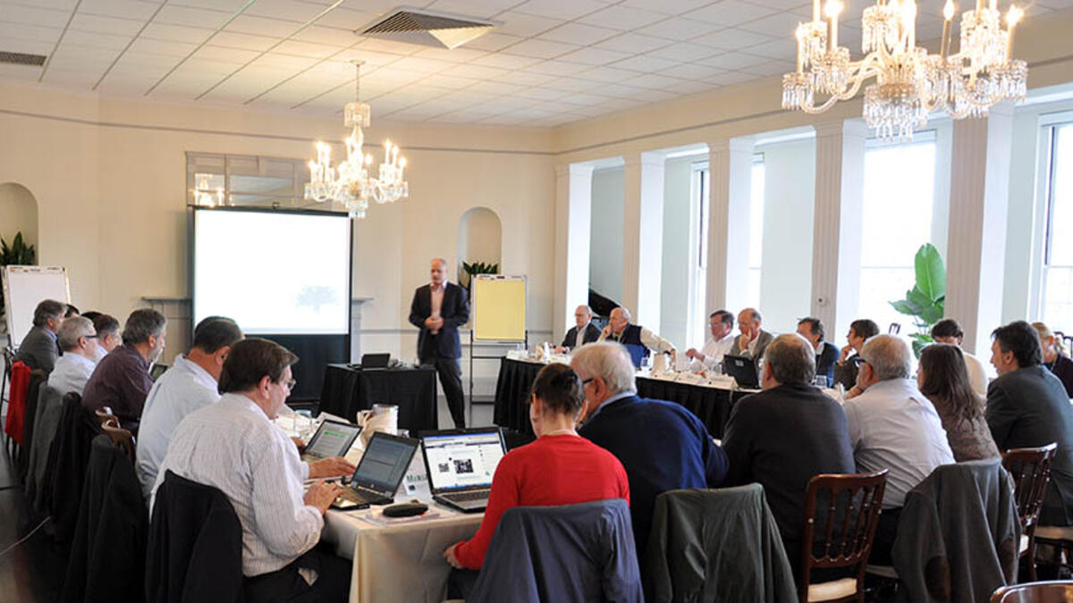 Participants at TFD's GM Tree Scoping Dialogue in New Haven 